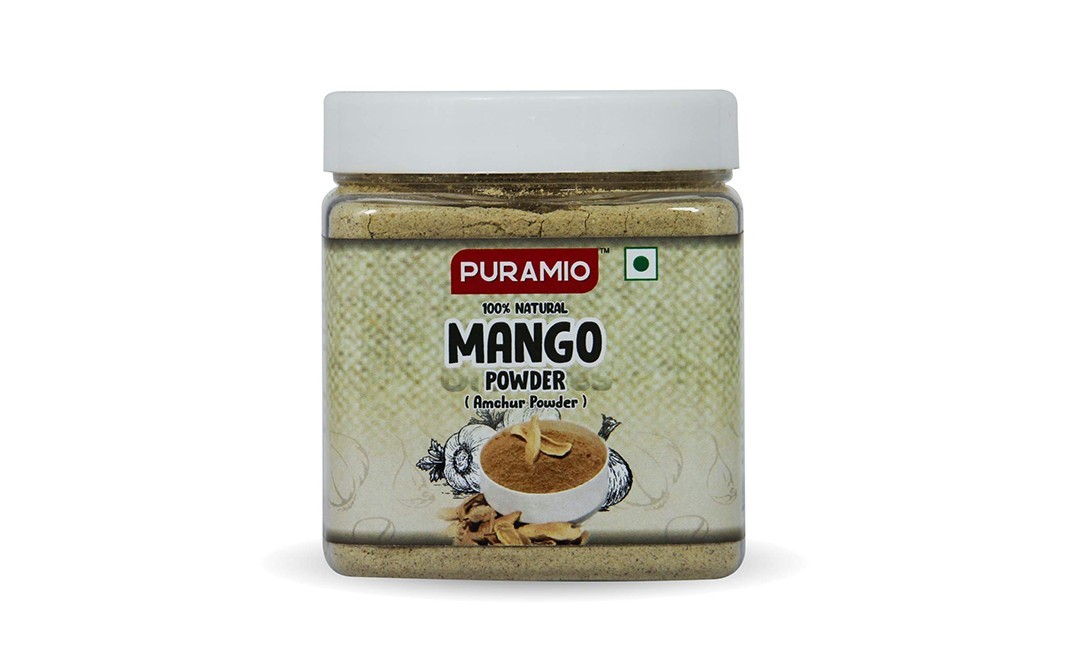 Puramio 100% Natural Mango Powder (Amchur Powder)   Plastic Jar  250 grams